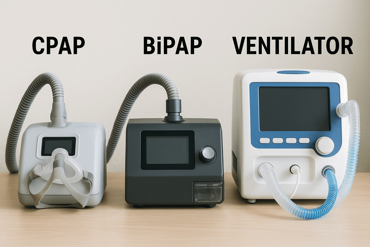 تفاوت بین دستگاه‌های CPAP، BiPAP و ونتیلاتور: راهنمای جامع - شرکت مدیا ...